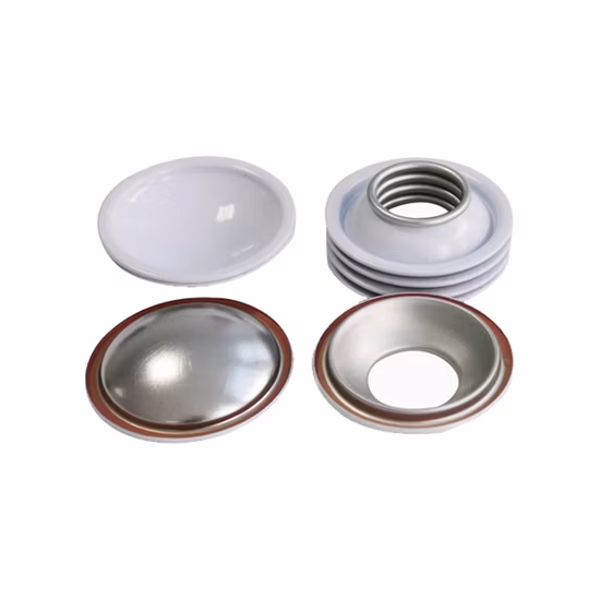 O aerossol personalizado do folha de Flandres pode cone e abóbada/superior e inferior